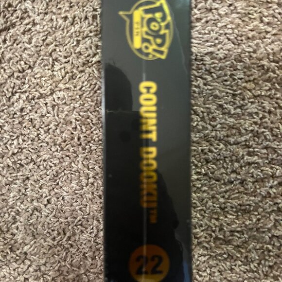 NEW #22 Star Wars Count Dooku Funko Pop! Big Metal Enamel Pin Stand Included - Picture 3 of 3